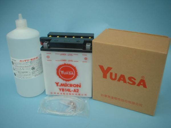 YUASA 台湾ユアサ YB14L-A2 (FB14L-A2 CB750F ZX-10 ZZ-R1100 CBX1000