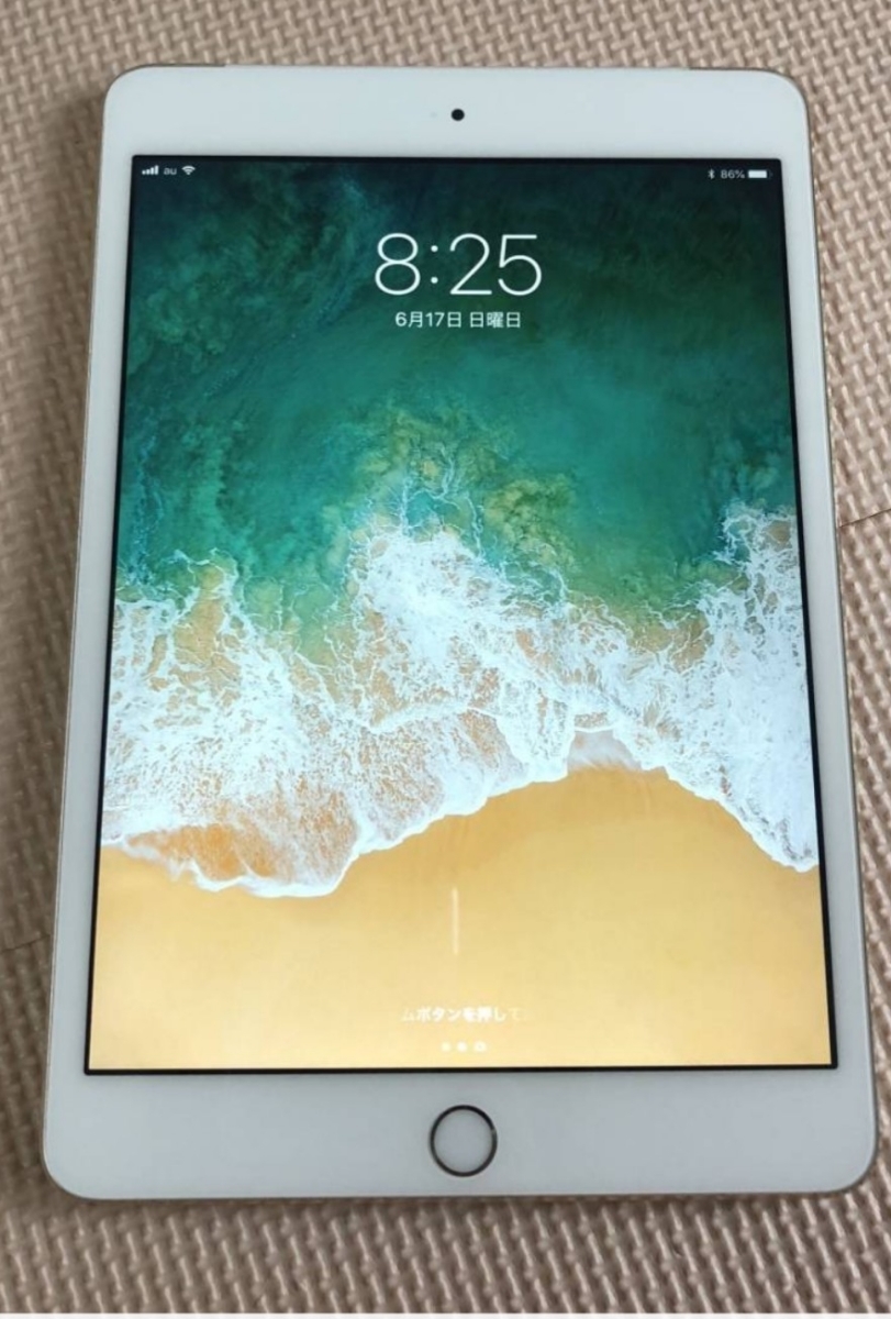 iPad mini3 au 16gb ゴールド wi-fi cellular