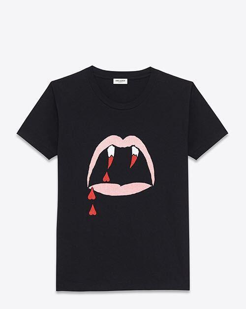 2025，HOT SAINT LAURENT PARIS サンローランパリ ブラッドラスターTシャツ Saint Laurent Blond luster Tee Sサイズ 2014SS(半袖Tシャツ)｜売買されたオークション情報、yahooの商品情報をアーカイブ公開 - オークファン 男性用