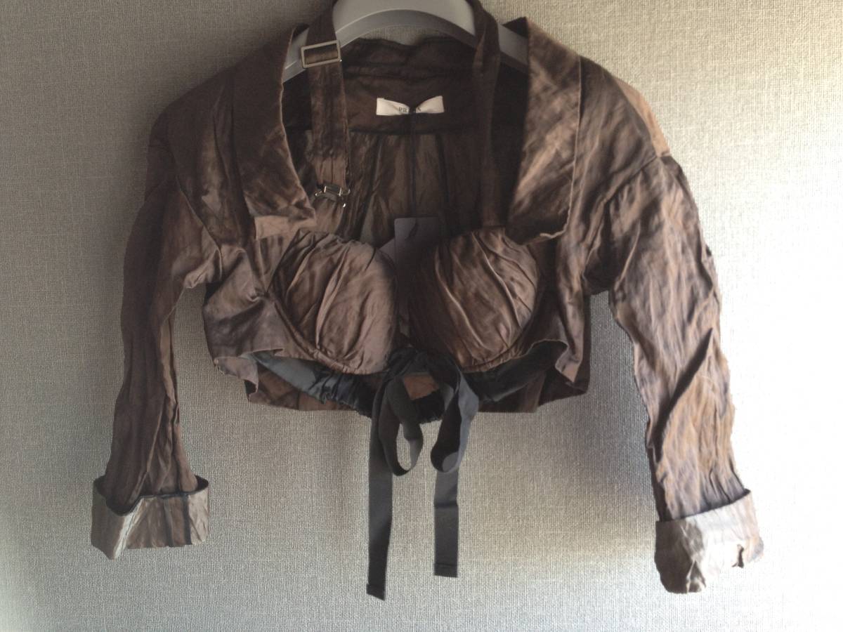 新作登場 プラダ コレクション 最高級 ドレス ブラトップ ジャケット 40 PRADA ブラウン 茶(ジャケット、ブレザー)｜売買されたオークション情報、yahooの商品情報をアーカイブ公開 - オークファン 女性用