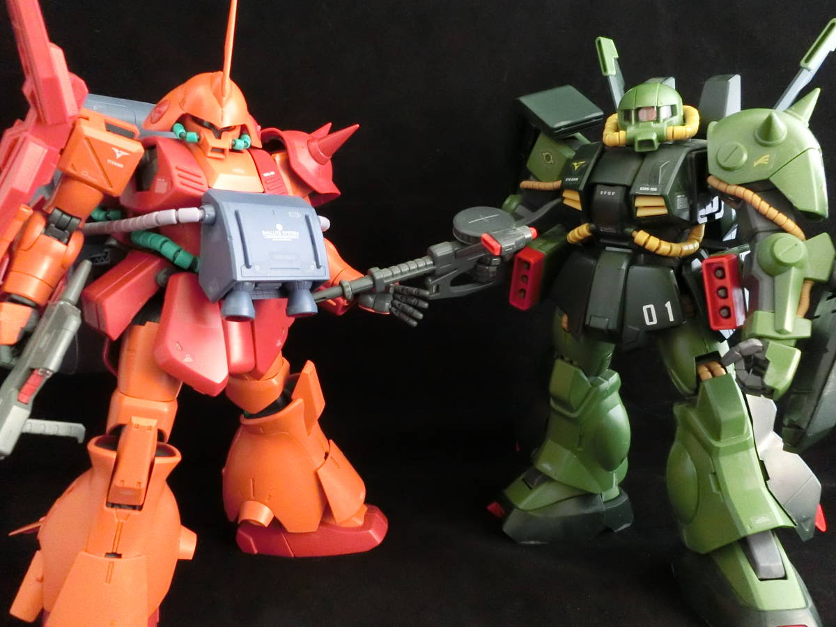 ガンプラ MG 1/100 ハイザック マラサイ 2体セット 完成品 ◇ MG 1/100 マラサイ（バリュートシステム）+ハイザック 2体
