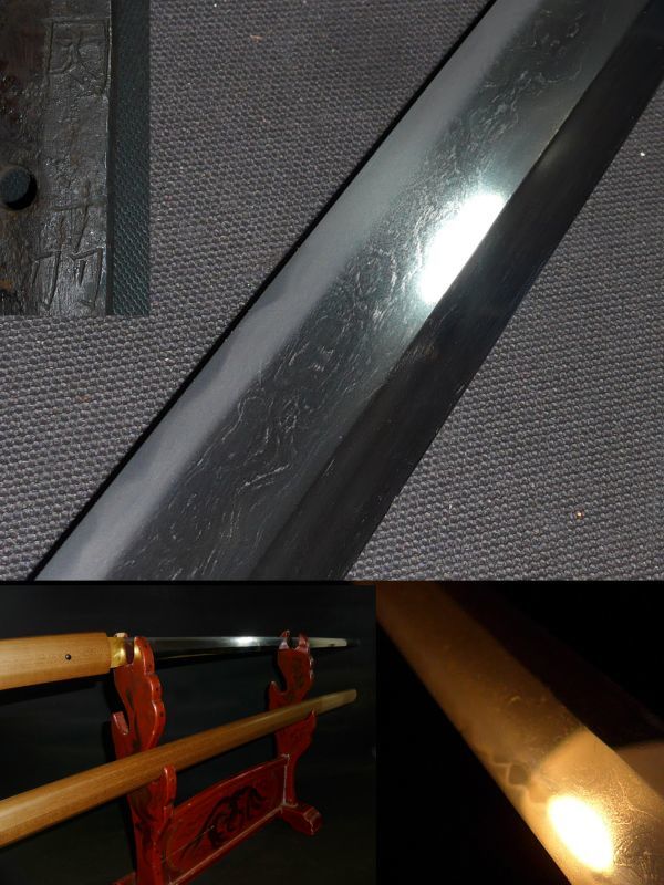 ▲▽二尺九寸二分！　刀　因州住道景　白鞘　江戸時代　128×刀身88.7×反0.5×元幅3.2×元重1×先重0.6ｃｍ▲▽_1