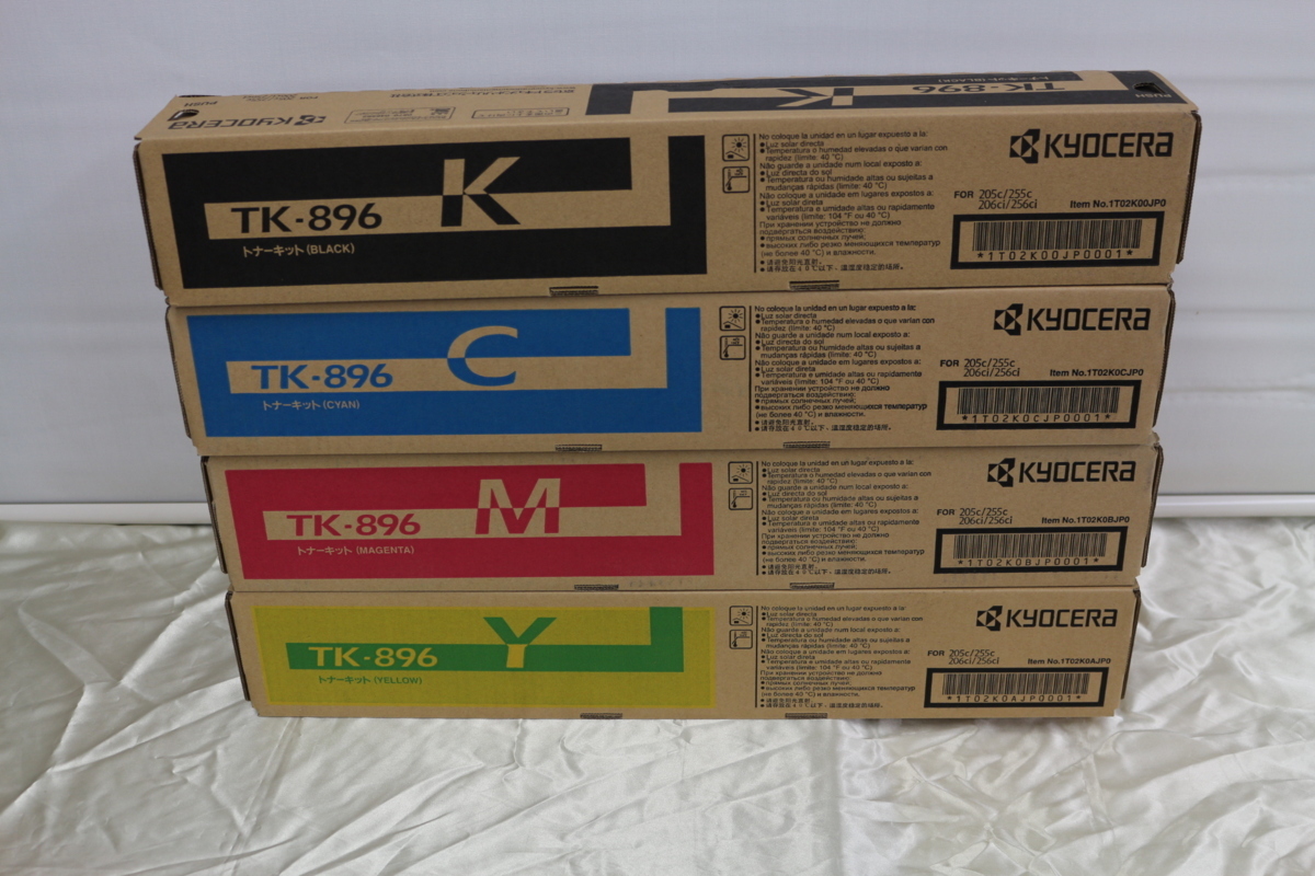 京セラ用 TK-591 リサイクルトナー 保管品◇京セラ TK-896 /4色セット 