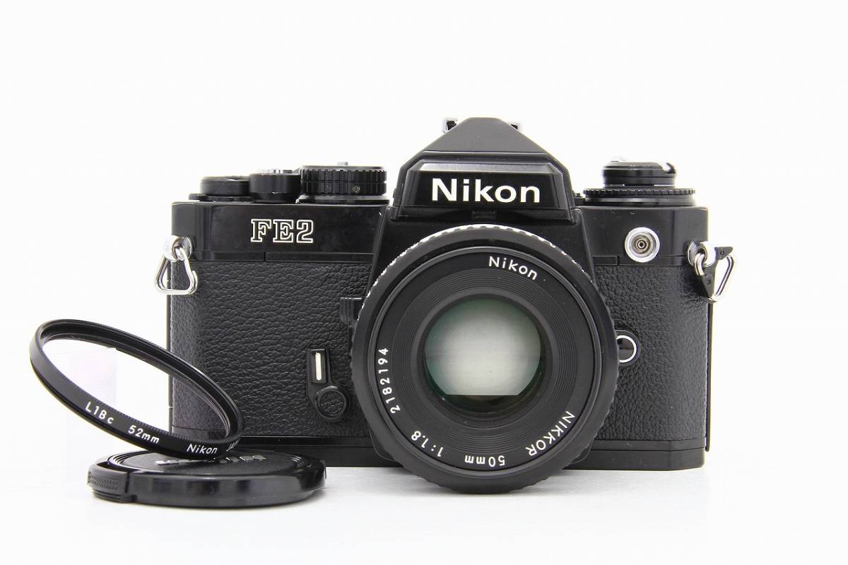 ◇ Nikon ニコン FE + AI-S NIKKOR 50mm F1.4 フィルムカメラ 標準単