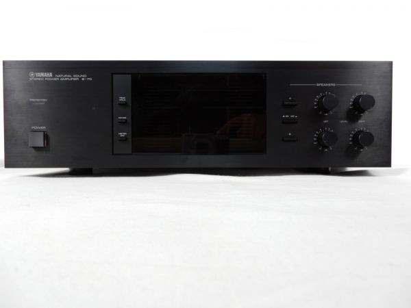 YAMAHA ヤマハ パワーアンプ B-70 通電確認済み オーディオ機器