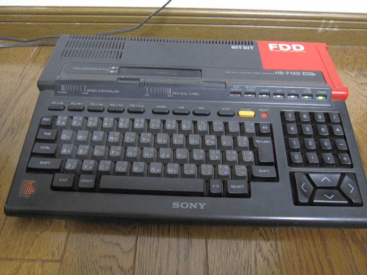 MSX2 SONY HB-F1XD 現状品 SONY HB-F1XDmk2 SONY HB-F1XDmk2 旧型PC