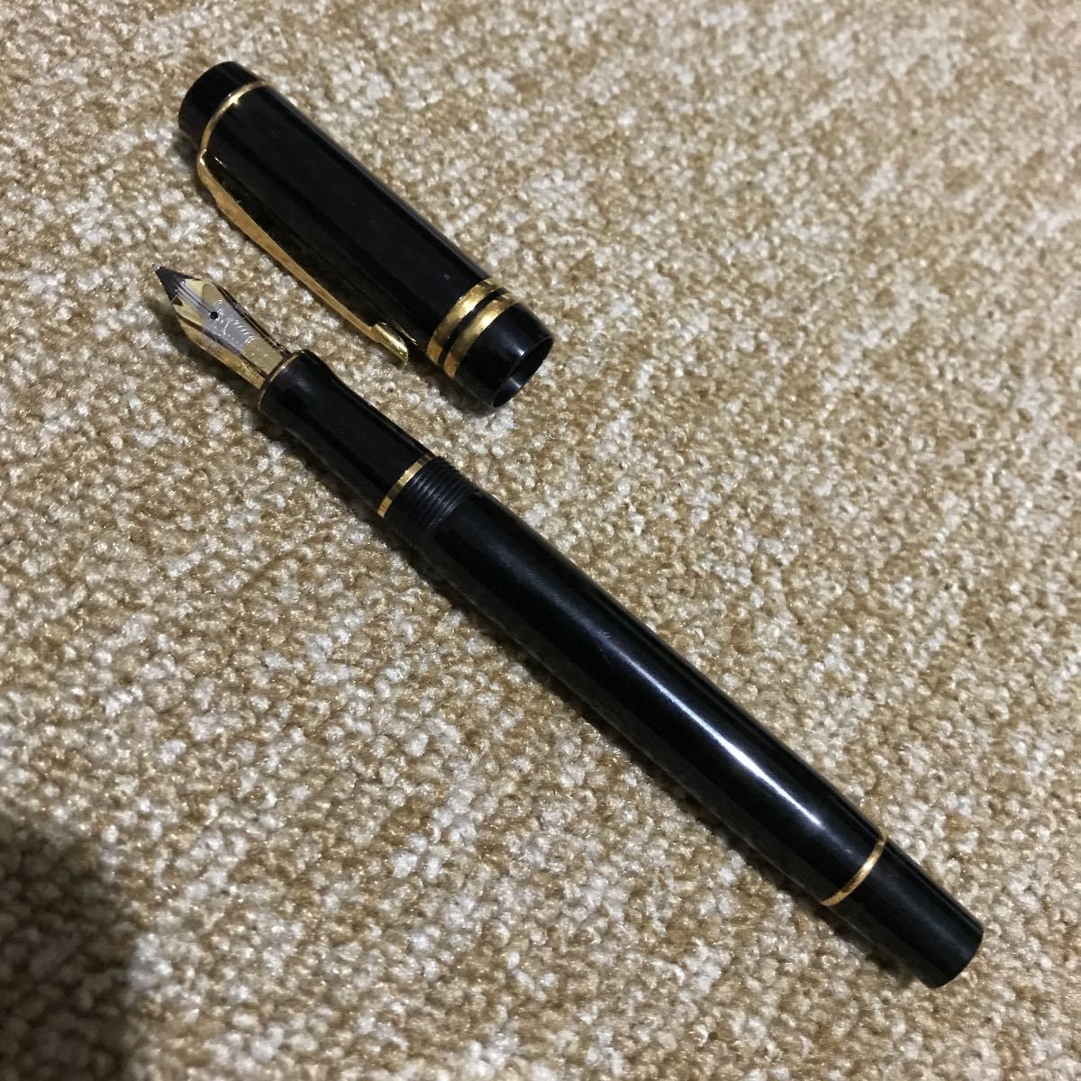 PARKER 18K 750 DUOFOLD 動作未確認 万年筆 3024G Parker Duofold