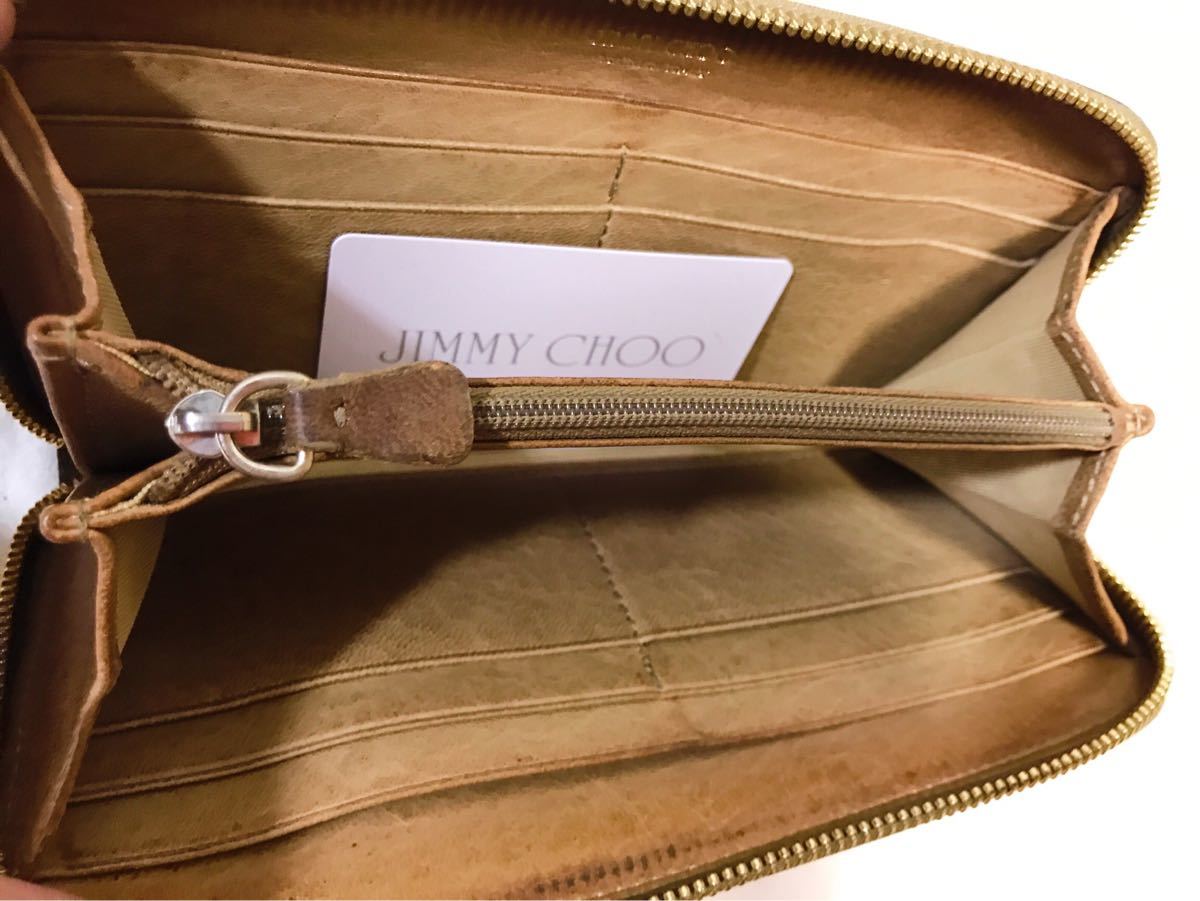 ジミーチュウ【Jimmy Choo】スタースタッズ 星 ラウンドファスナー長 