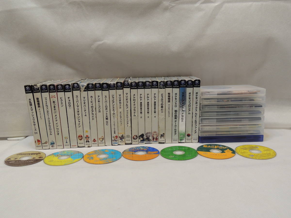 数量限定，格安 任天堂 Nintendo ニンテンドー GAME CUBE ゲームキューブ GC ソフト 39本 まとめて マリオ ポケモン ナルト 等 ジャンク(その他)｜売買されたオークション情報、yahooの商品情報をアーカイブ公開 - タイトル