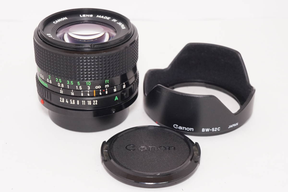 【限定セール，正規品】 最落なし Canonキヤノン NEW FD 24mm F2.8 BW-52Cフード付き 現状品(キヤノン)｜売買されたオークション情報、yahooの商品情報をアーカイブ公開 - オークファン キヤノン