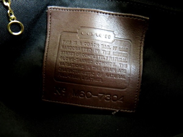 COACH ☆美品☆コーチ メンズ レザー トート バッグ アメリカ製