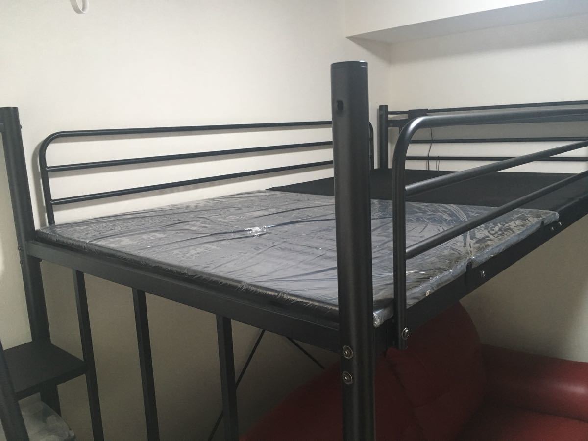 手渡し限定・八王子市下柚木セミダブルロフトベッド 要組み立て