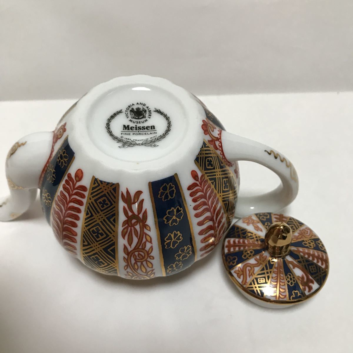 マイセン Meissen フランクリンミント ポット 上質 優美 ヴィクトリア
