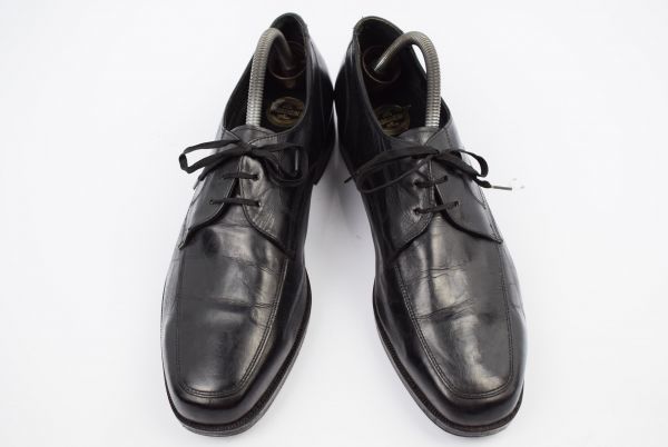 USA老舗★フローシャイム★グッドイヤー製法/本革Uチップ:27.5黒◆A2-02