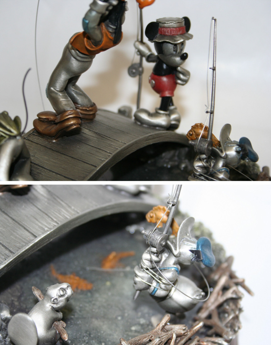 Disney HOOK LINE AND SINKER 49/975 USA オブジェ 置物 y32-416378