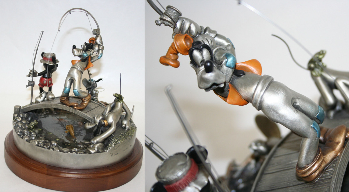 Disney HOOK LINE AND SINKER 49/975 USA オブジェ 置物 y32-416378