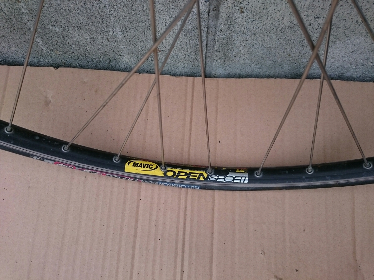 700Cピストホイール マビックリム ピスト フロントホイール 700C 36H