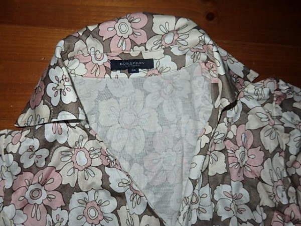 BURBERRY LONDON花柄ワンピース 38 BURBERRY 0 LONDON 定価5.8万 極美