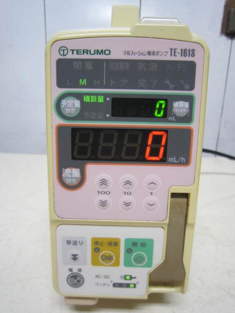 TERUMO テルモ 輸液ポンプ TE-161S テルフュージョン CH4 U11907
