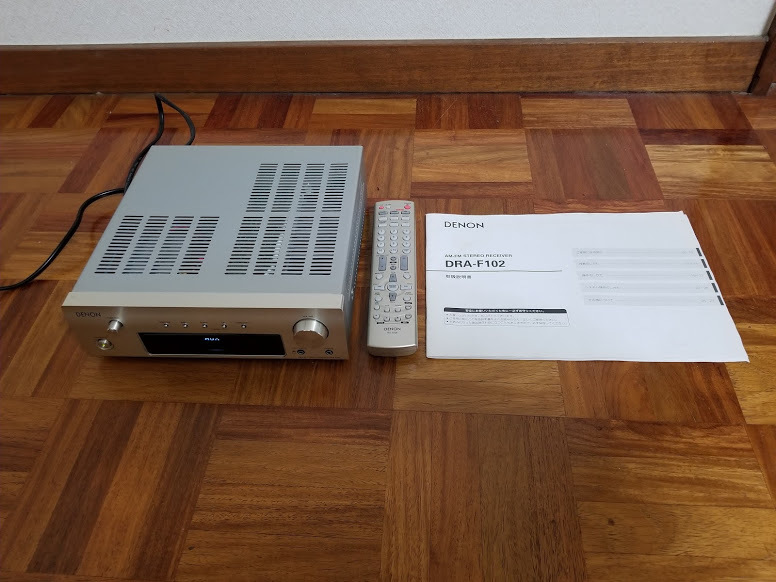  DENON AM-FM STEREO RECEIVER ステレオレシーバー DRA-F102(DENON)｜売買されたオークション情報、yahooの商品情報をアーカイブ公開 - オークファン DENON