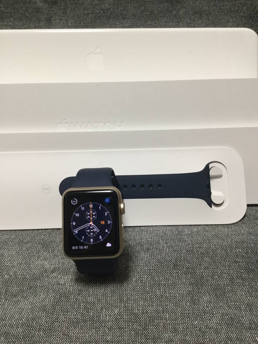  Apple Watch SPORT Gold 42mm Midnight Blue Sport Band 第 1 世代 品(その他)｜売買されたオークション情報、yahooの商品情報をアーカイブ公開 - オークファン その他