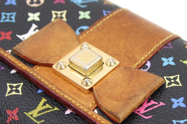 ルイヴィトン 二つ折り長財布 モノグラム マルチカラー ポルトフォイユ