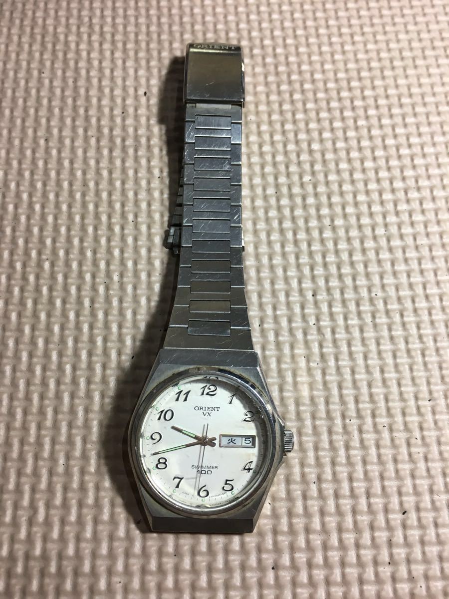 稀少品 ！ORIENT オリエント VX SWIMMER 100 クォーツ D39306 腕時計 1点_2
