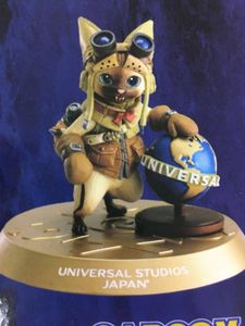 モンスターハンター USJアイルーフィギュア ２種セット 未開封 アイルー フィギュア usj 限定 2022 モンスターハンター USJ