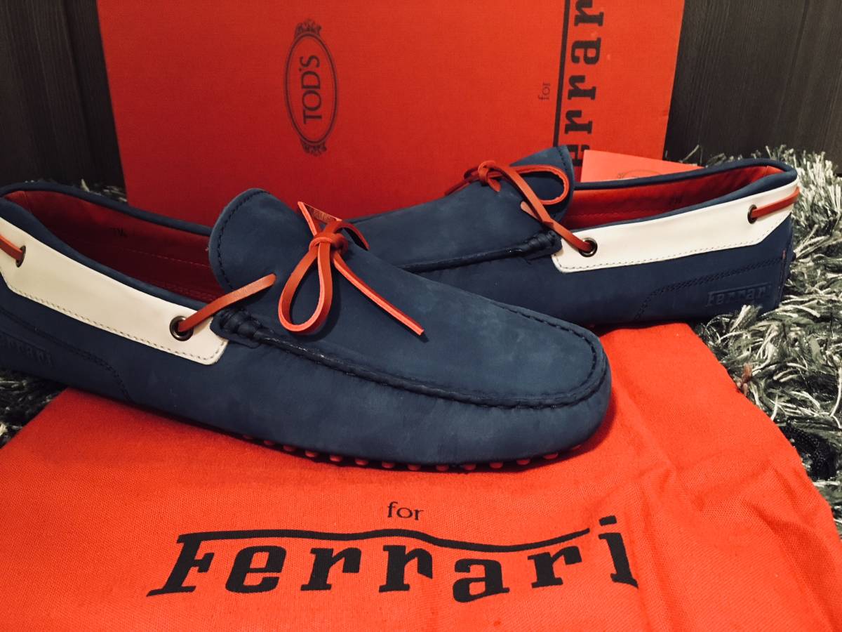 新品 10.5万円 TOD`S / トッズ for フェラーリ 【先行販売完売モデル 