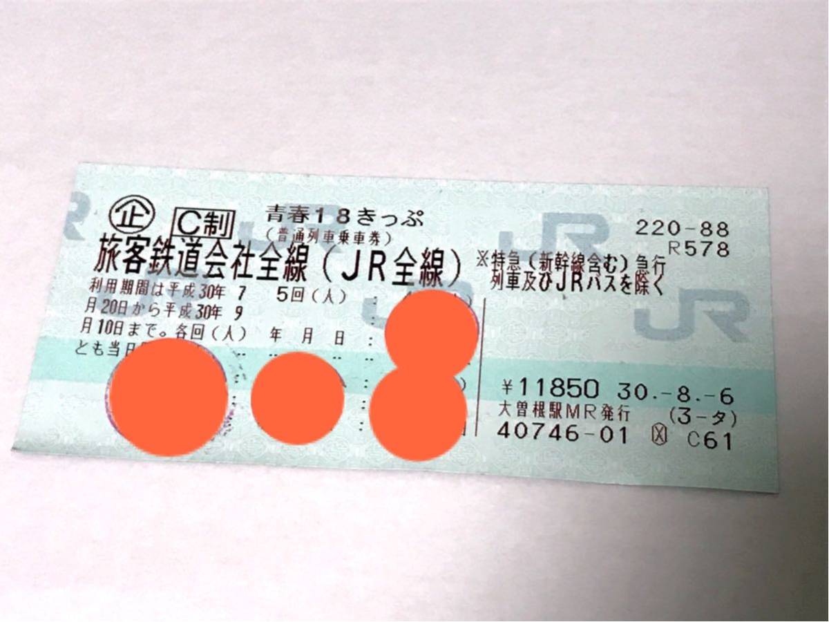 青春18きっぷ 公式通販 返却不要 3回分 2023夏 3回分(返却不要) 即日