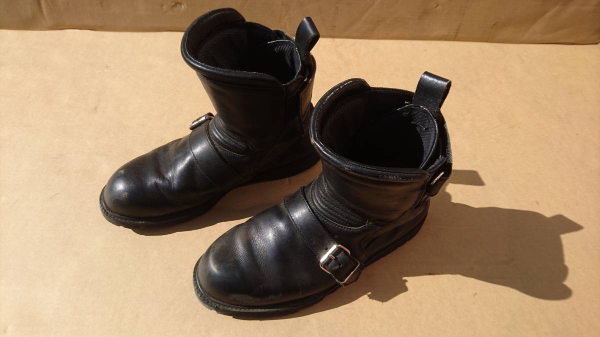 KADOYA　ブラックアンクル　中古品 KADOYA カドヤ K'S LEATHER ブラックアンクル/BLACK ANKLE 27.5cm USED