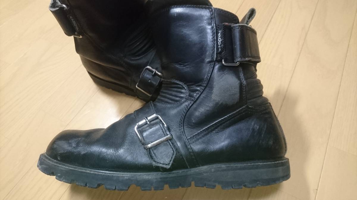 KADOYA カドヤ K'S LEATHER ブラックアンクル/BLACK ANKLE 27.5cm USED