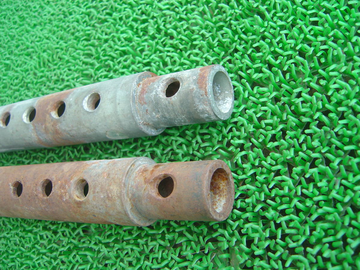 管理機　耕運機　マルチ用ロータリーのシャフト？2本　長さ475㎜　_4