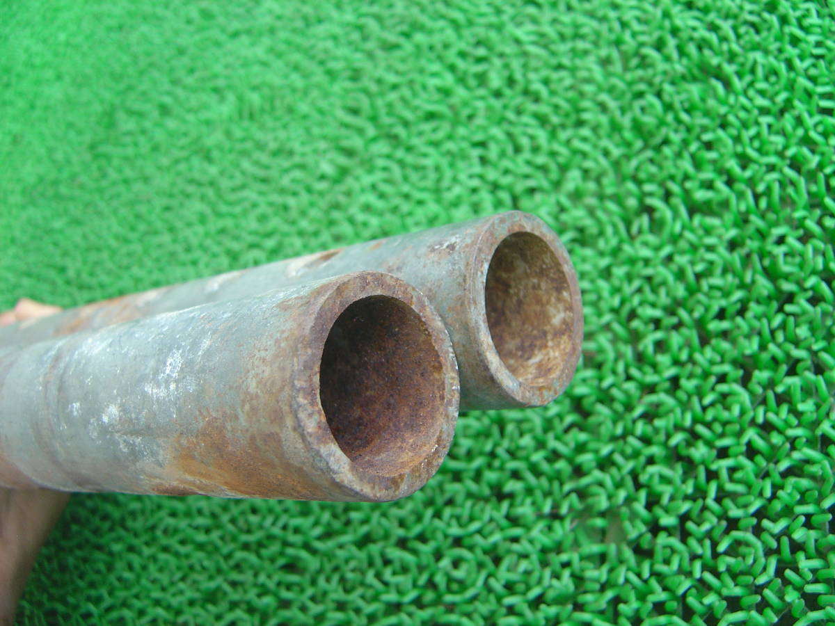 管理機　耕運機　マルチ用ロータリーのシャフト？2本　長さ475㎜　_7