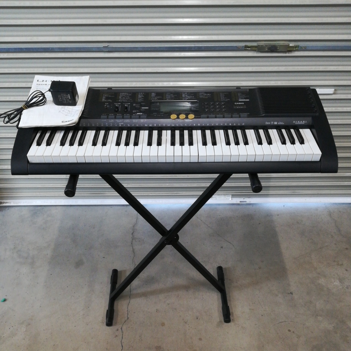 CASIO カシオ 光ナビゲーションキーボード スタンド付き LK-113 動作OK