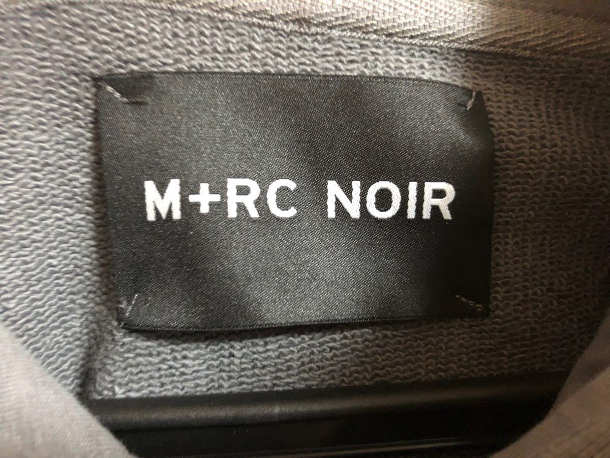 サイズL] マルシェノア m+rc NOIR グレー パーカー フーディー 