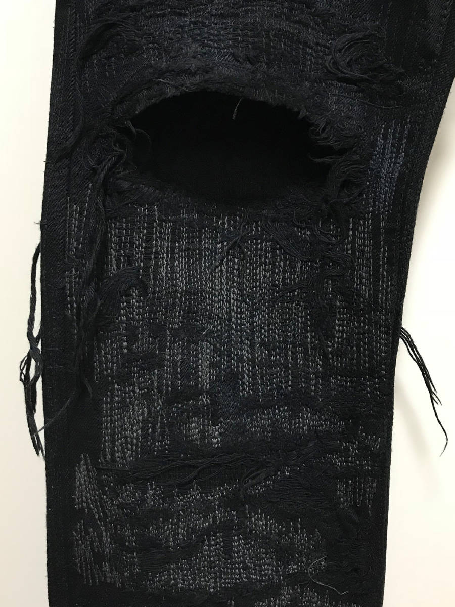 アンダーカバー 85デニム ブラック 黒 UNDERCOVER 85 Denim Black scab