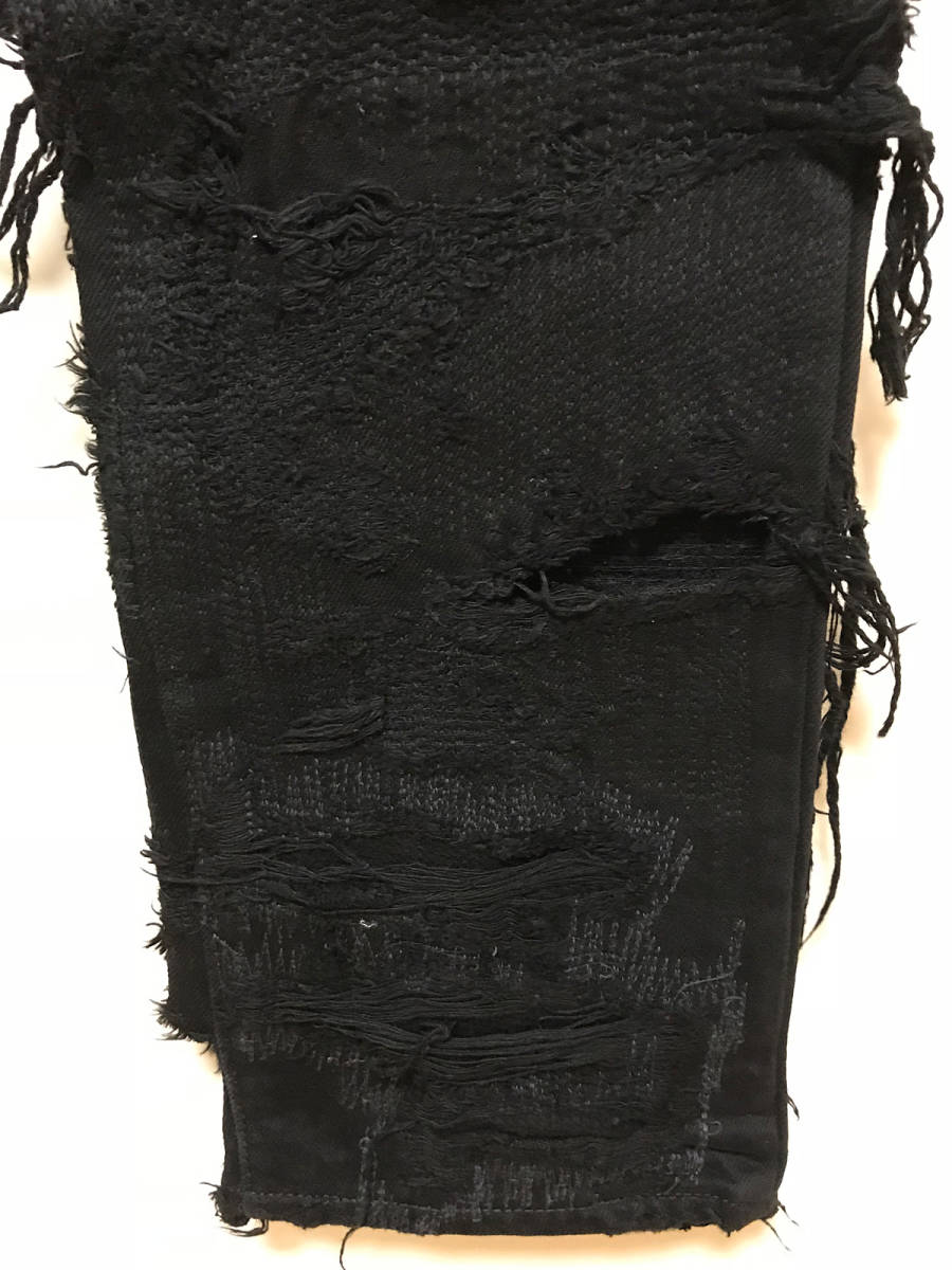 アンダーカバー 85デニム ブラック 黒 UNDERCOVER 85 Denim Black scab