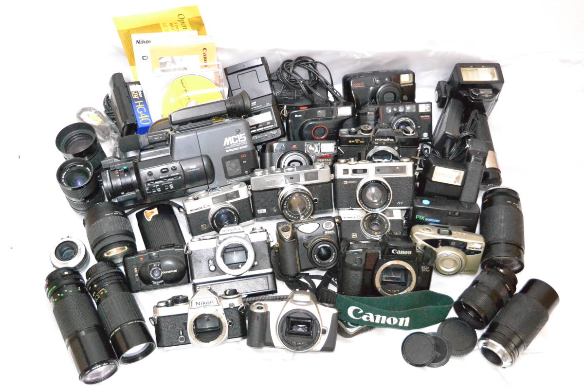 【高品質，最新作】 豪華 CANON キヤノン NIKON ニコン 等カメラ レンズ 大量セット(キヤノン)｜売買されたオークション情報、yahooの商品情報をアーカイブ公開 - オークファン キヤノン