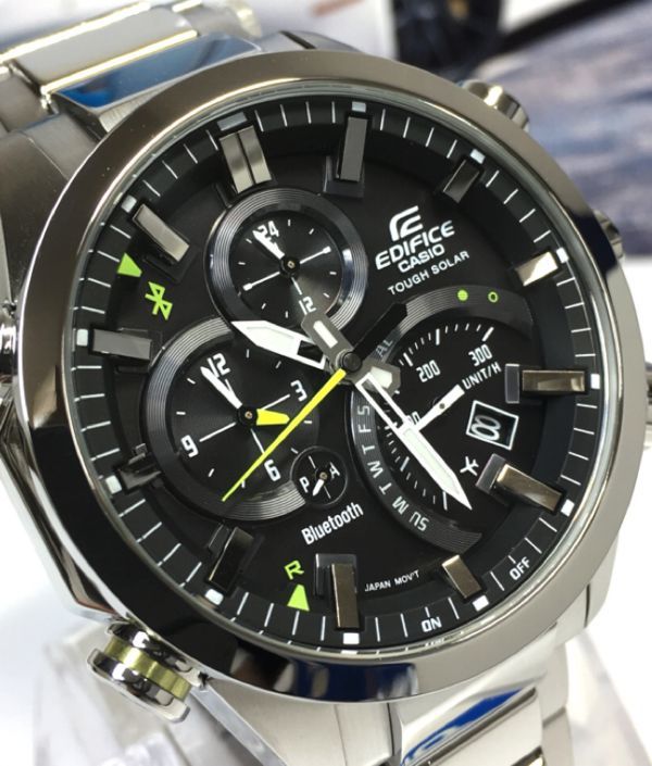 新品 CASIO カシオ EDIFICE エディフィス 正規品 タイムトラベラー 腕時計 タフソーラー Bluetooth ソーラー 時計 アナログ 人気 ウォッチ