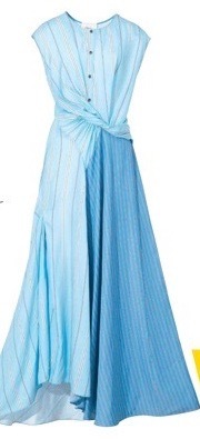  3.1 Phillip lim SS 2018ロングドレス インポート モード ニューヨーク モダン ストライプ サイズ0 S ９号 フィリップリム(Sサイズ)｜売買されたオークション情報、yahooの商品情報をアーカイブ公開 Sサイズ