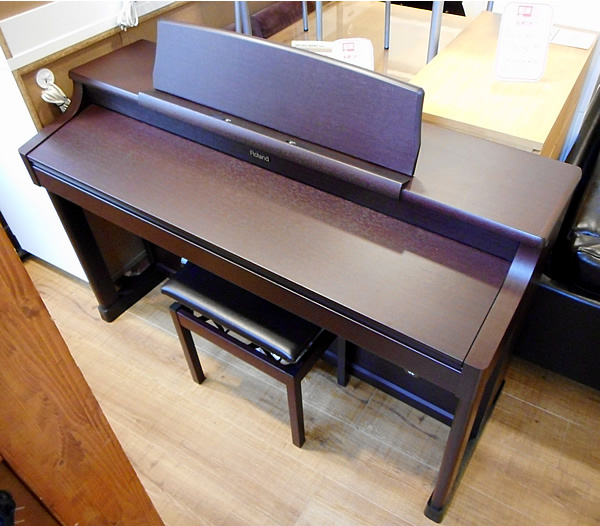 電子ピアノ Roland HP207-SB 2008年製 ローランド 88鍵 椅子付き 