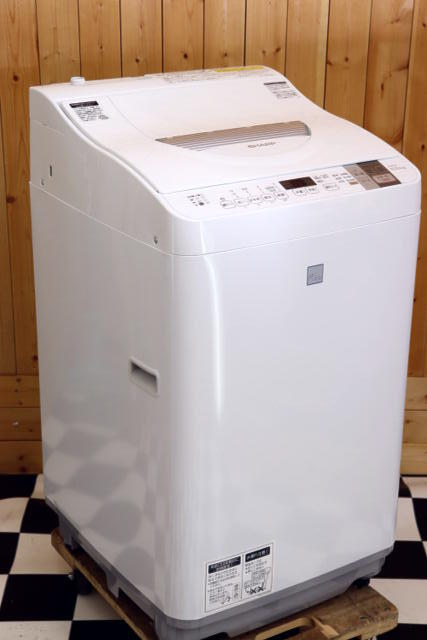 岐阜 直取り歓迎 SHARP シャープ 全自動洗濯乾燥機 洗濯5.5kg /乾燥3.5 