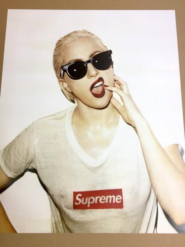 本物 supreme レディ・ガガ ポスター Supreme/ Lady Gaga Poster | Owl