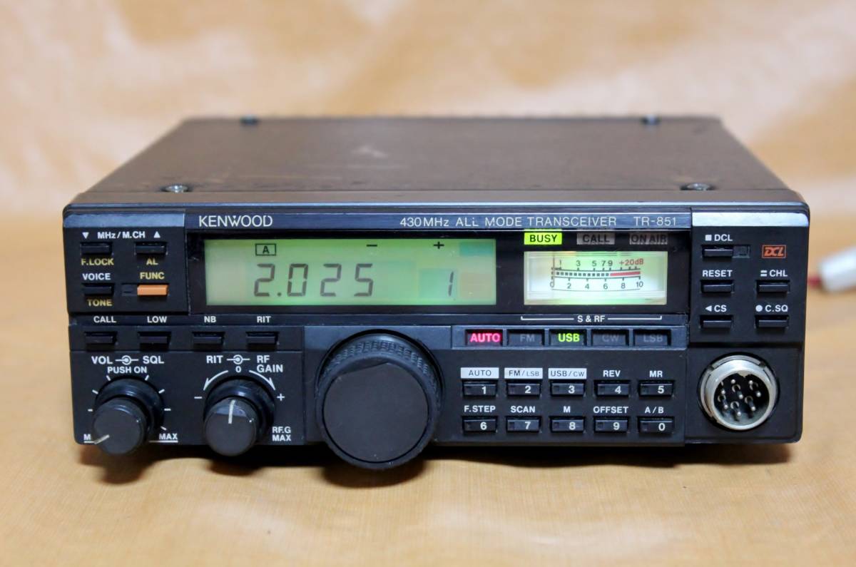 ケンウッド TR-851D 430MHz オールモード 28W 無線機