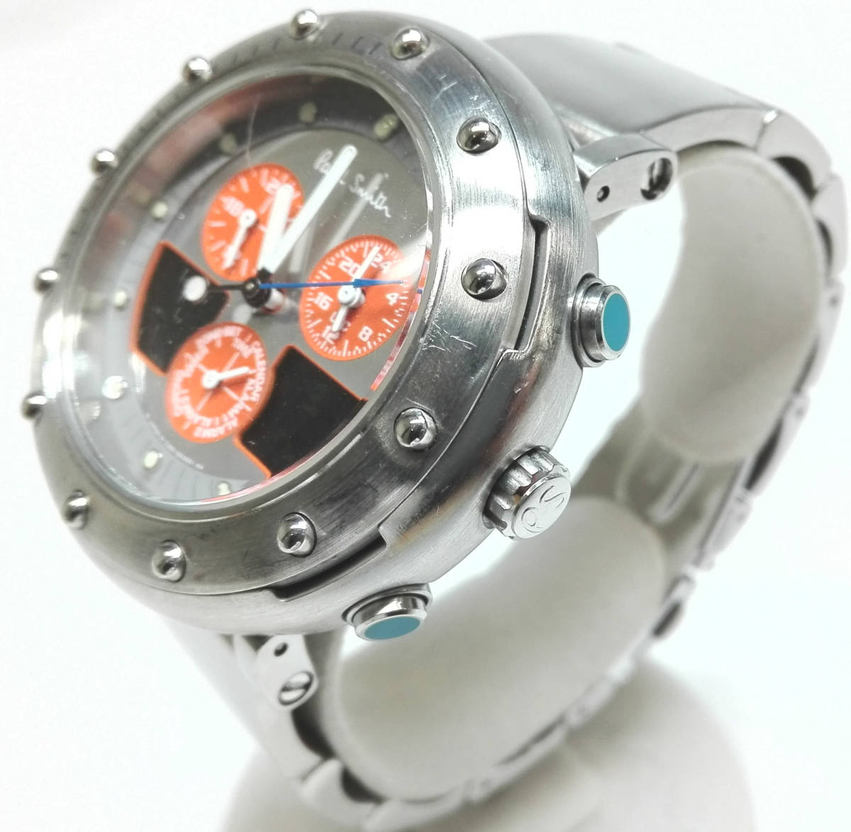 Paul Smith C390-Q02489 ポール・スミス クォーツ デジアナ クロノ