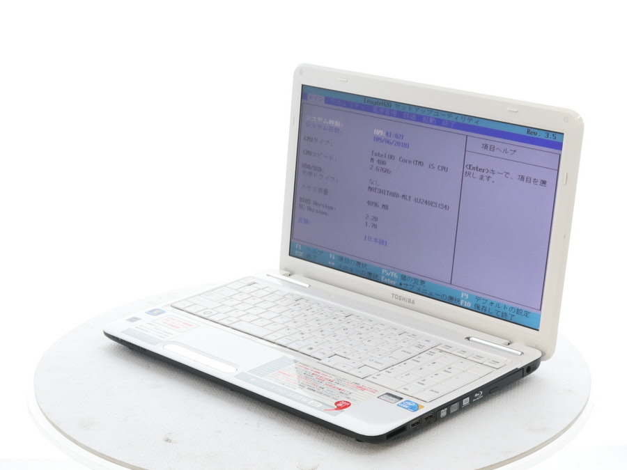 TOSHIBA PT35056BBFW dynabook T350/56BW Core i5 480M 2.66GHz 4GB