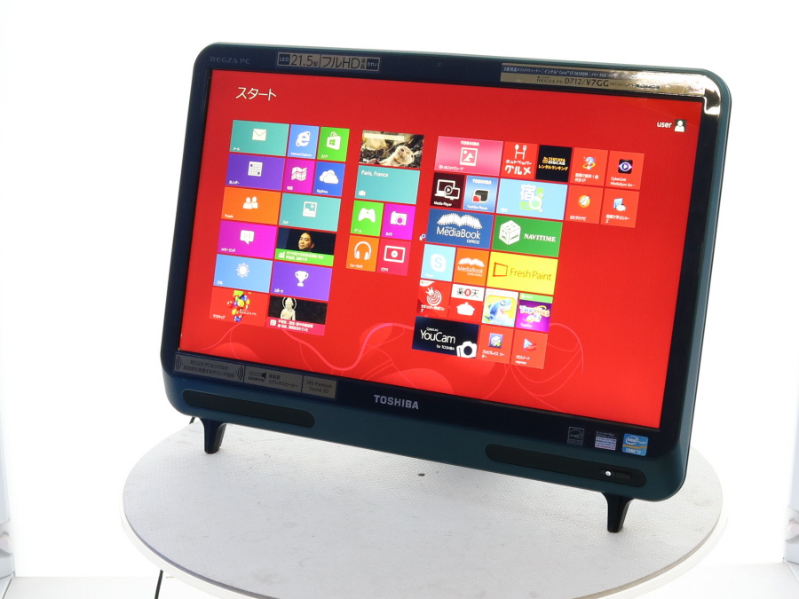 TOSHIBA dynabook REGZA PC (PD712V7GBHG) Windowsデスクトップ