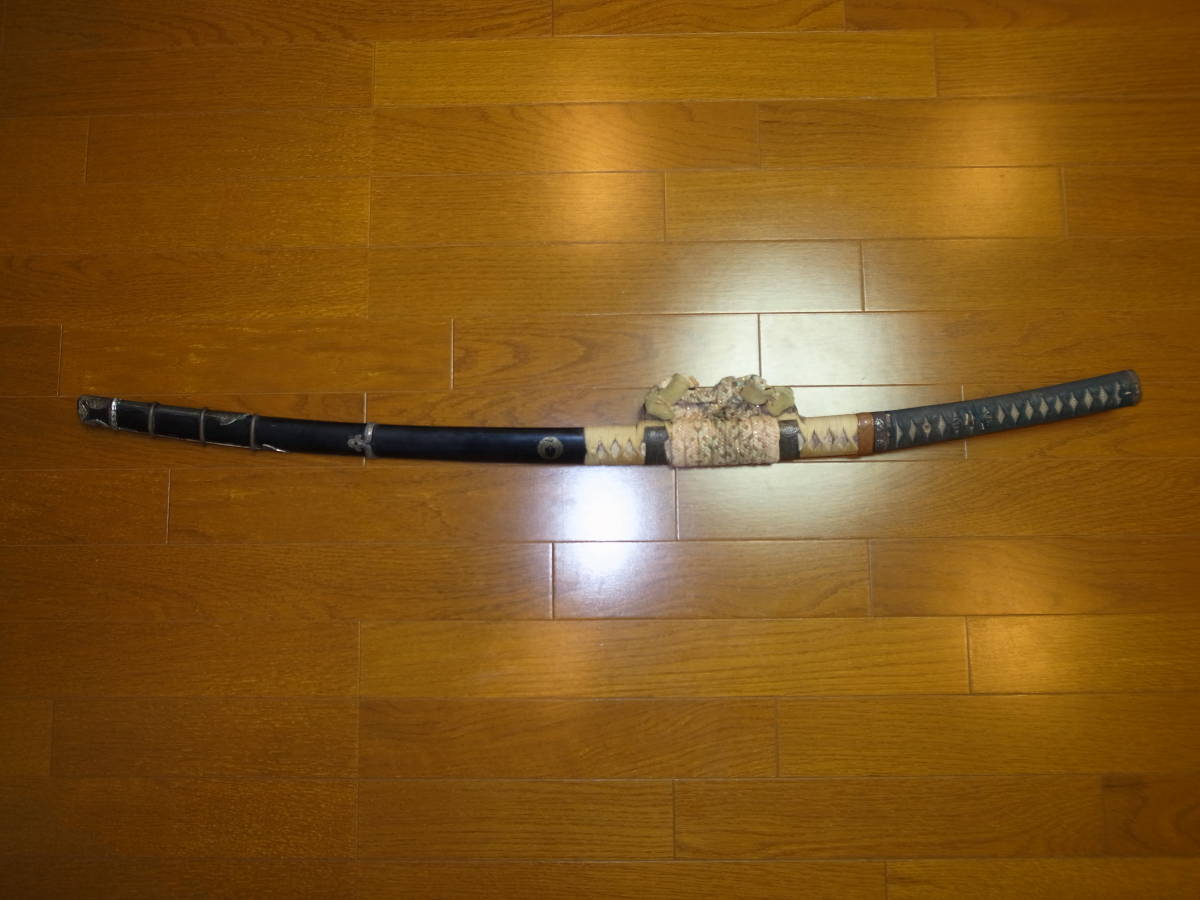 日本刀　太刀揃え　１０３ｃｍ　手柄２５ｃｍ