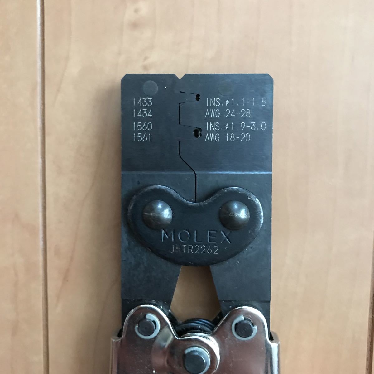 JHTR2262 モレックス 手動圧着工具 圧着工具 JHTR2262,手動圧着工具 